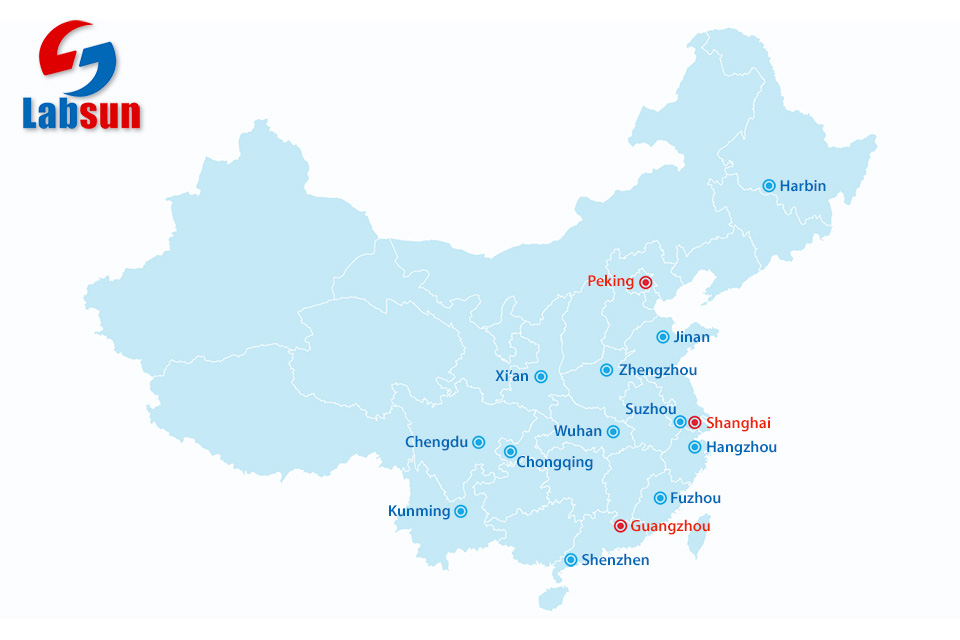 Labsun Service Netz in China