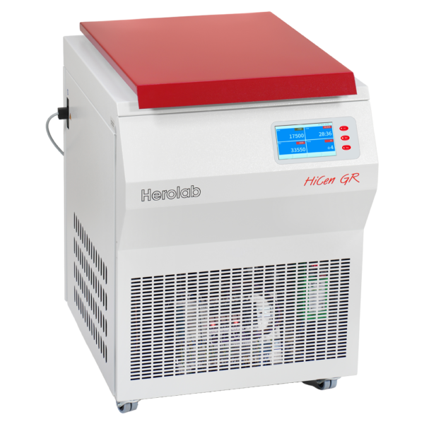 Herolab HiCen GR, gekühlte Großvolumen-Standzentrifuge für Laboranwendungen