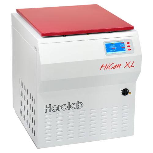 herolab-hicen-xl-01 Herolab HiCen XL, gekühlte Großvolumen-Standzentrifuge für Laboranwendungen