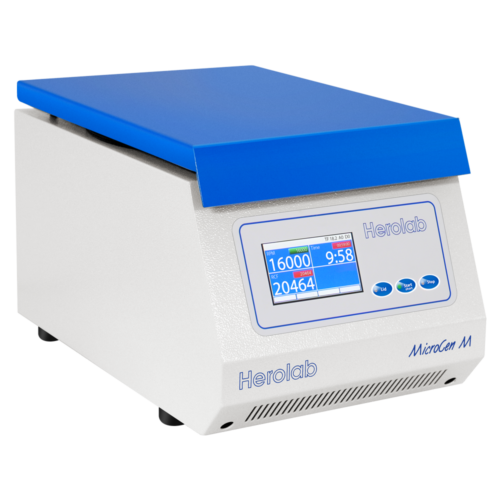 Herolab MicroCen M, kompakte Tischzentrifuge für Mikroliter-Proben