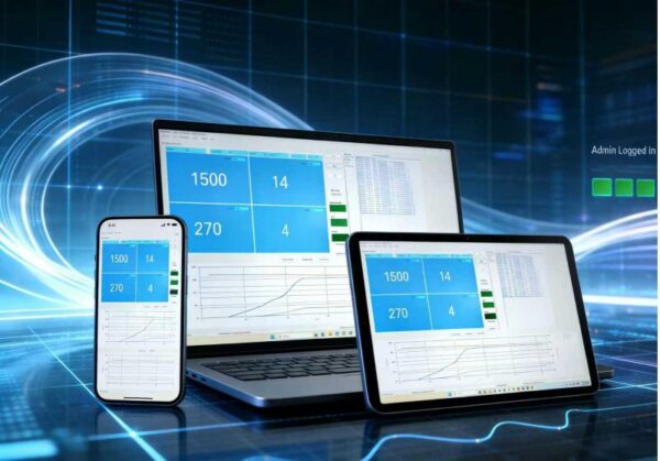 Herolab SmartCen Software for Centrifuge Control and Status Monitoring on Notebook, Tablet, and Smartphone