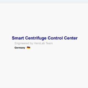 Herolab SmartCen Centrifuge Control and Status Monitoring System