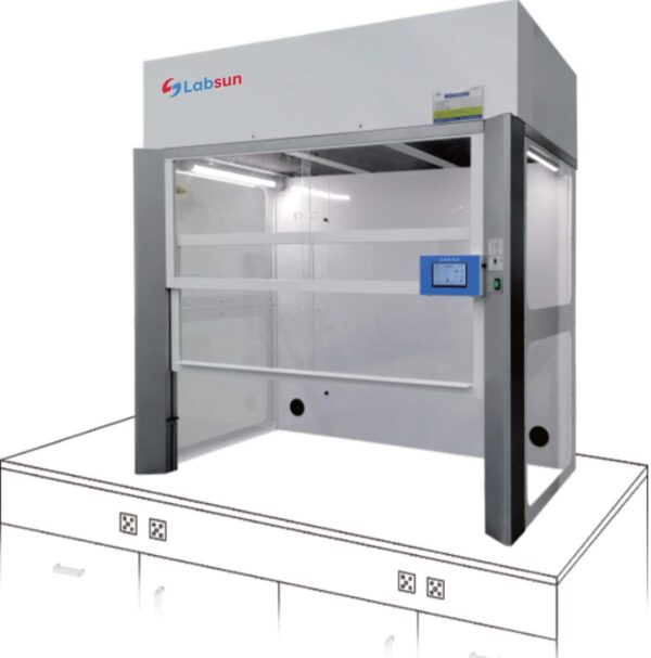 图10_第3页_Labsun Selection - Air purification fume hood & Protective cover for Balance-2 Ductless Filtering Fume Hood, 1300–1800 mm, 460–690 m³/h Airflow