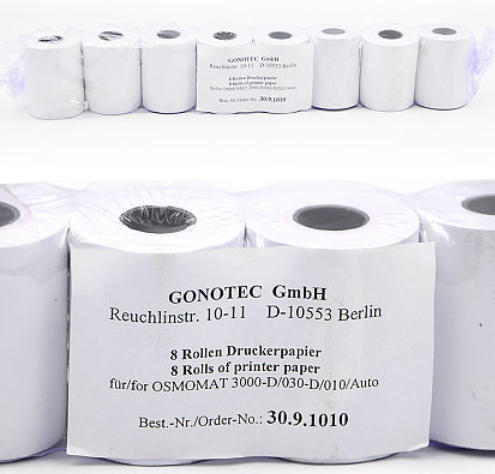 GONOTEC Druckerpapier / printer paper 30.9.1010, 8 rolls GONOTEC Druckerpapier / printer paper 30.9.1010, 8 rolls
